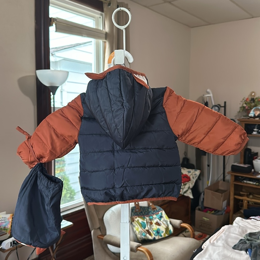 Robeez Baby Puffer Coat in Bag Fox NWT - Picture 4 of 7